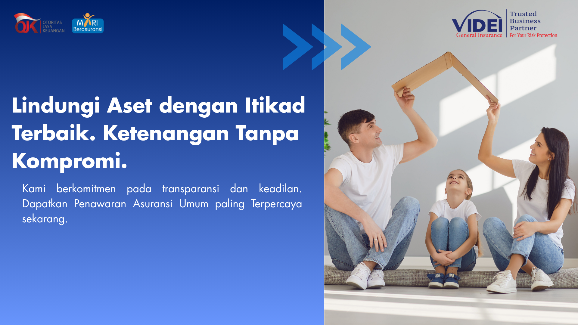 Green and White Modern Photocentric Insurance Presentation